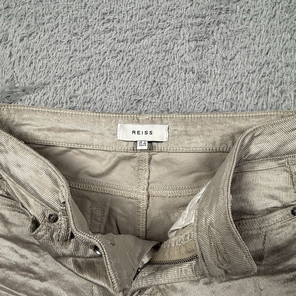 Reiss Metallic Silver Skinny Trousers - Picture 2 of 14